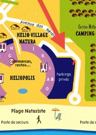 Вилла Naturiste Heliovillage De Standing Агд